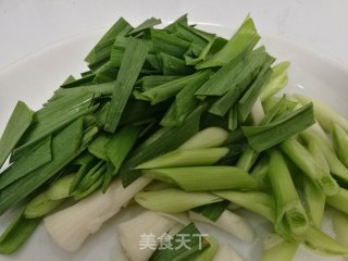 鲜笋仔姜回锅肉的做法步骤：3
