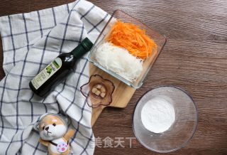 营养均衡的干贝萝卜球，补钙又补锌的做法步骤：1