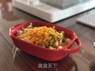 蟹黄豆腐的做法步骤：5