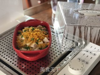 蟹黄豆腐的做法步骤：8