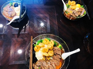 牛肉虾仁蔬菜面的做法步骤：11
