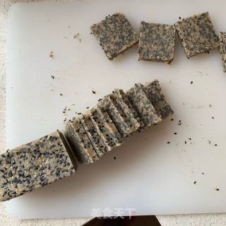 黑白芝麻酥块的做法步骤：10