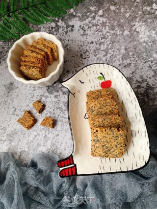 黑白芝麻酥块的做法步骤：13