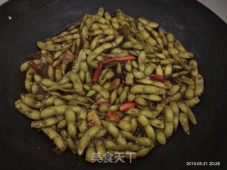 五香毛豆的做法步骤：5