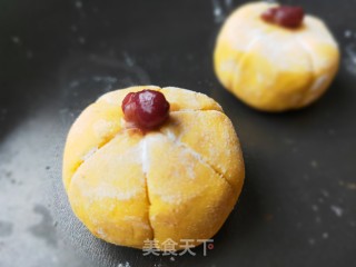 ????南瓜饼的做法步骤：3
