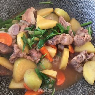 土豆炖羊肉的做法步骤：15