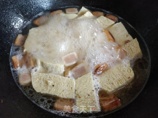 白菜炖冻豆腐的做法步骤：7