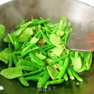 四季豆搭扁豆的做法步骤：8
