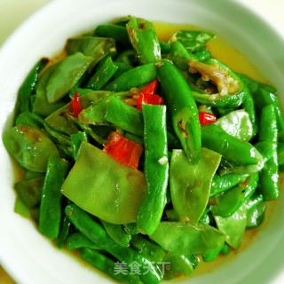 四季豆搭扁豆的做法步骤：12