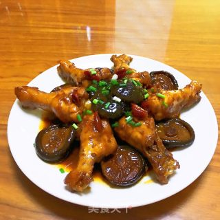 鸡翅根焖香菇的做法步骤：10