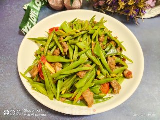 芸豆炒牛肉的做法步骤：12