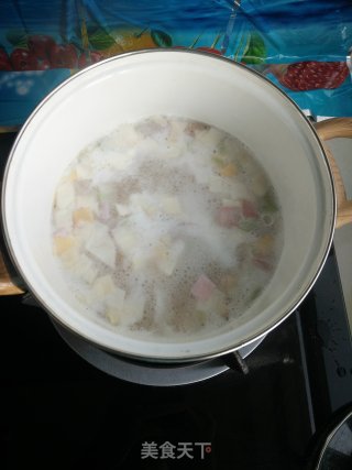 蔬菜面片鸡蛋汤的做法步骤：4