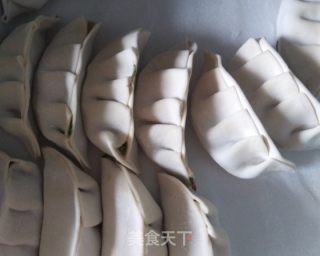 懒人早餐快手煎饺子的做法步骤：2
