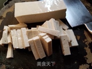 四季豆炒百页豆腐的做法步骤：2