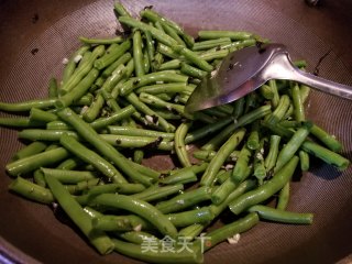 四季豆炒百页豆腐的做法步骤：5