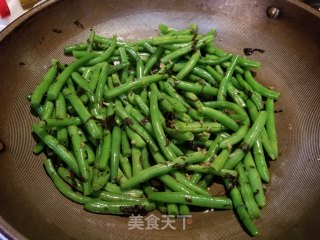 四季豆炒百页豆腐的做法步骤：6