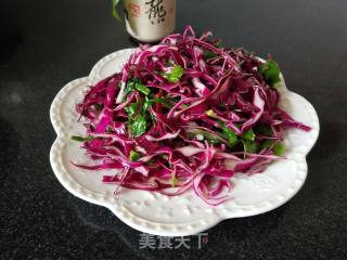凉拌紫甘蓝的做法步骤：7