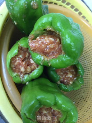 辣椒塞肉的做法步骤：5