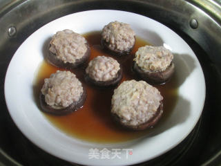 肉末酿香菇的做法步骤：14
