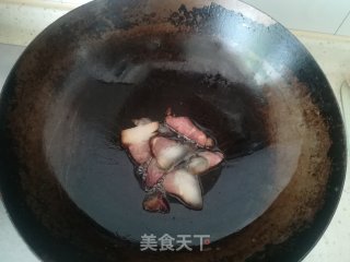 腊肉炒菜花的做法步骤：5