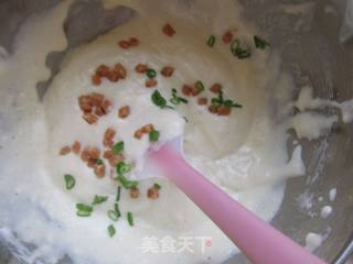 肉肠咸蛋糕的做法步骤：5