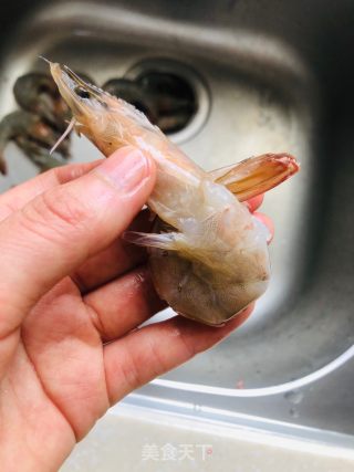 蝴蝶虾蒸蛋的做法步骤：5