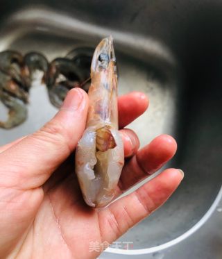 蝴蝶虾蒸蛋的做法步骤：6