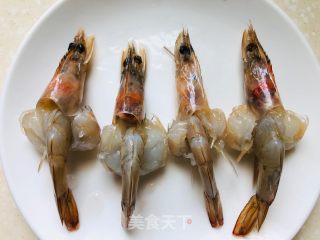 蝴蝶虾蒸蛋的做法步骤：7