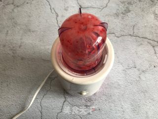 草莓溶豆的做法步骤：2