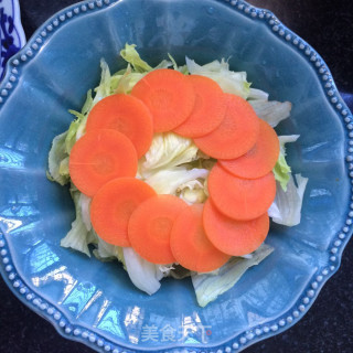 生菜虾仁冷盘的做法步骤：5