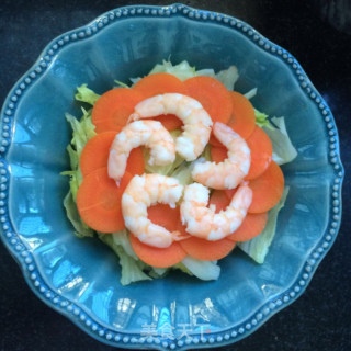 生菜虾仁冷盘的做法步骤：6