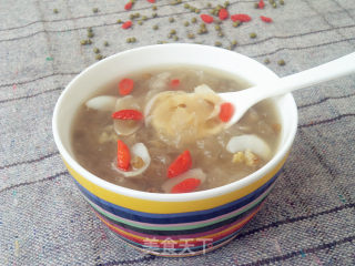 百合绿豆银耳羹的做法步骤：9