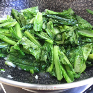 爆炒油麦菜的做法步骤：7