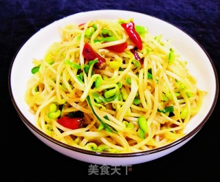 炒黄豆芽的做法步骤：12