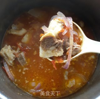 西红柿土豆牛肉汤的做法步骤：8
