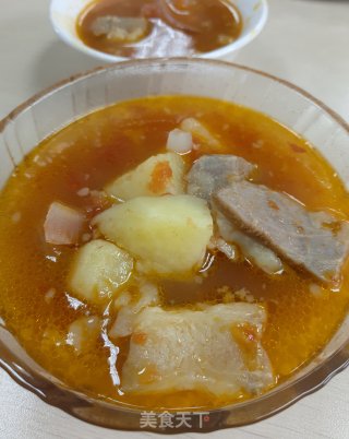 西红柿土豆牛肉汤的做法步骤：9