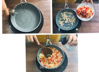 荤素搭配-五彩鸡米，宝宝无法抗拒的高颜值美食的做法步骤：6
