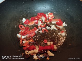 红椒焖四季豆的做法步骤：4