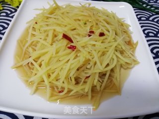 酸辣土豆丝的做法步骤：7