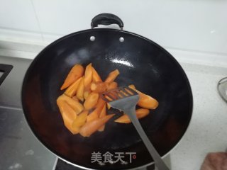 胡萝卜炒羊肉的做法步骤：4