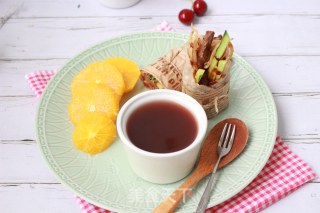 牛肉杂粮卷饼的做法步骤：16