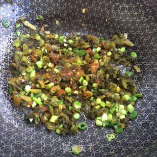酸菜炒米的做法步骤：6