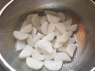 山药莴笋炒冬菇的做法步骤：3