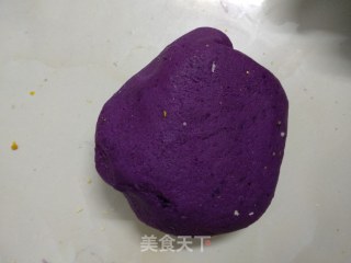 南瓜紫薯汤圆的做法步骤：2