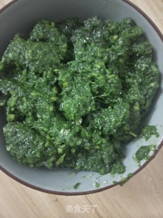 艾草青团的做法步骤：2