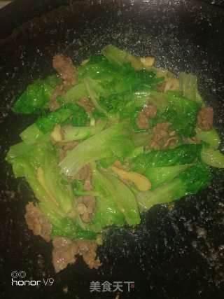 牛肉炒生菜的做法步骤：8