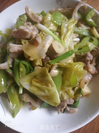 泡菜炒猪肚的做法步骤：10