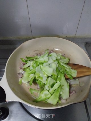 五花肉炒儿菜的做法步骤：8
