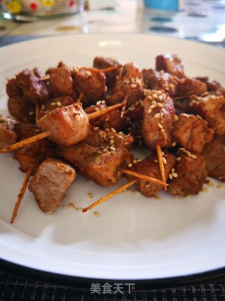 牙签肉的做法步骤：12