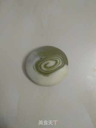 抹茶蛋黄酥的做法步骤：14